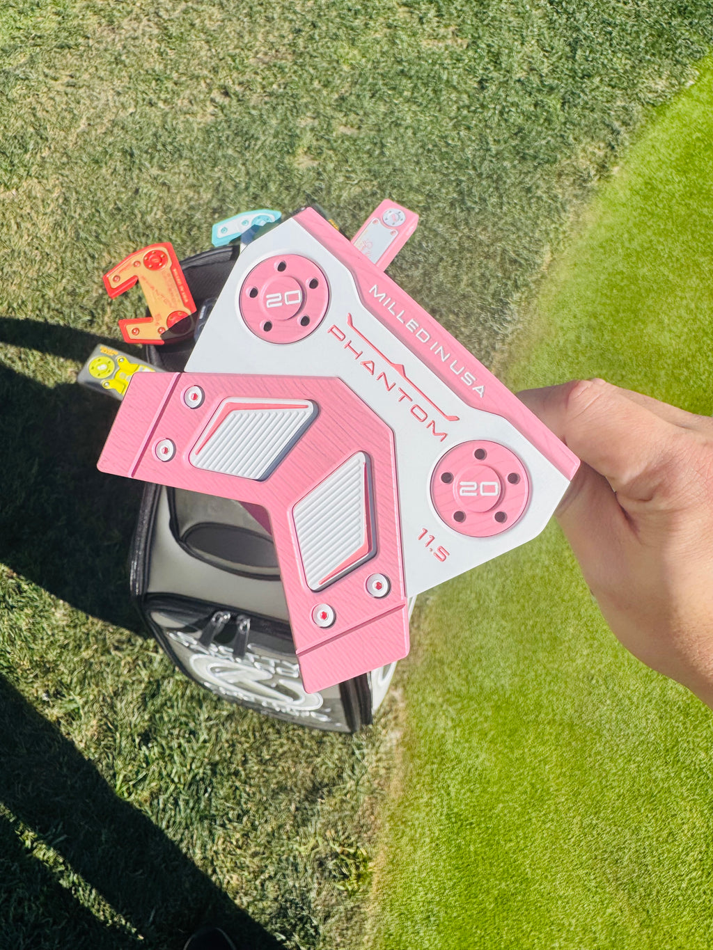 (New) Scotty Cameron 2024 Phantom 11.5 Refinish | Pink & White Cerakote Custom