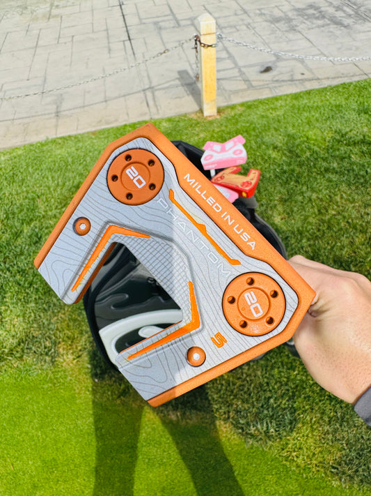 (New) Scotty Cameron 2025 Phantom 5 Orange & Silver Refinished Putter