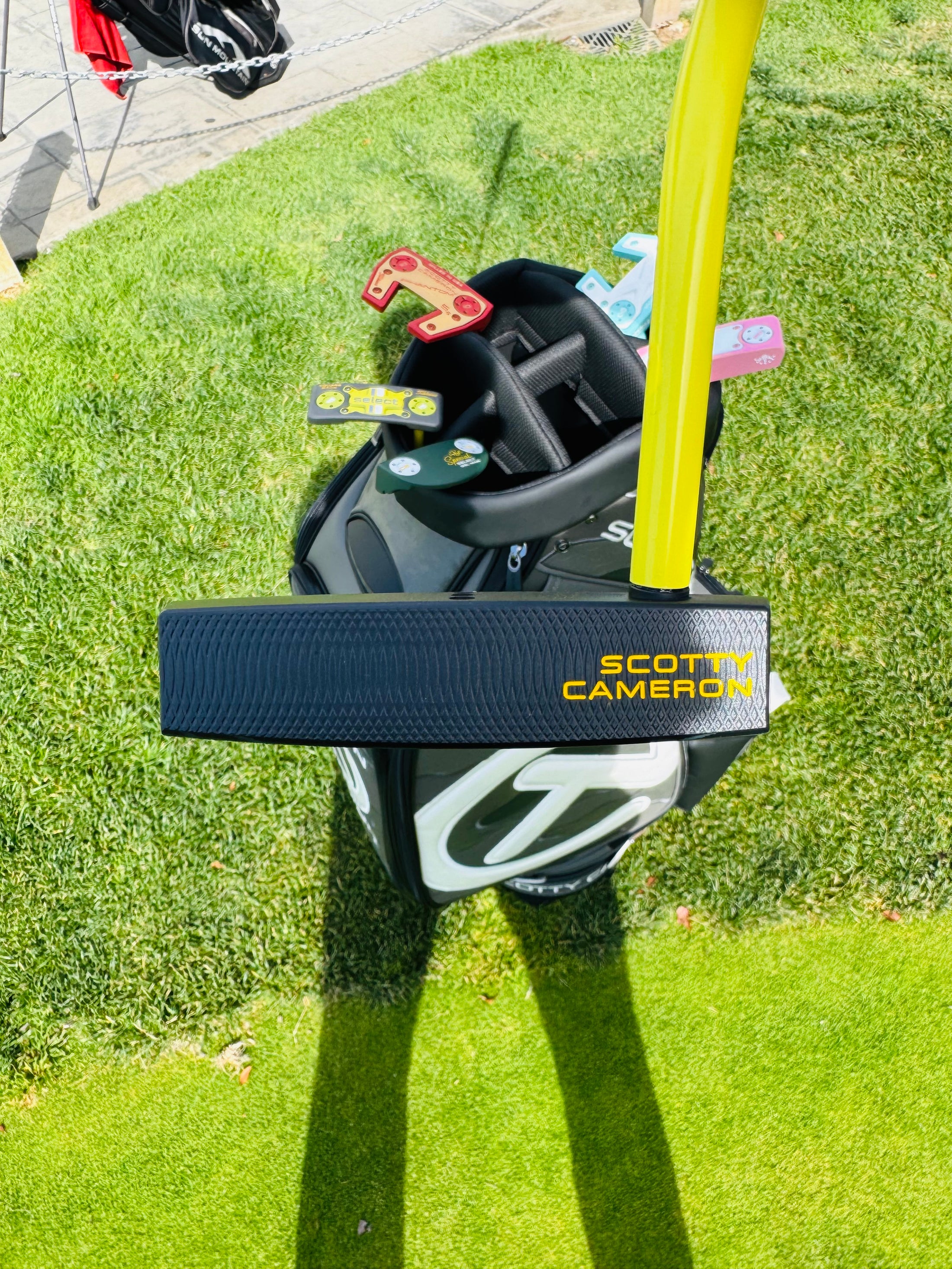 (New) Scotty Cameron 2025 Phantom 5 Black & Yellow Refinished Putter