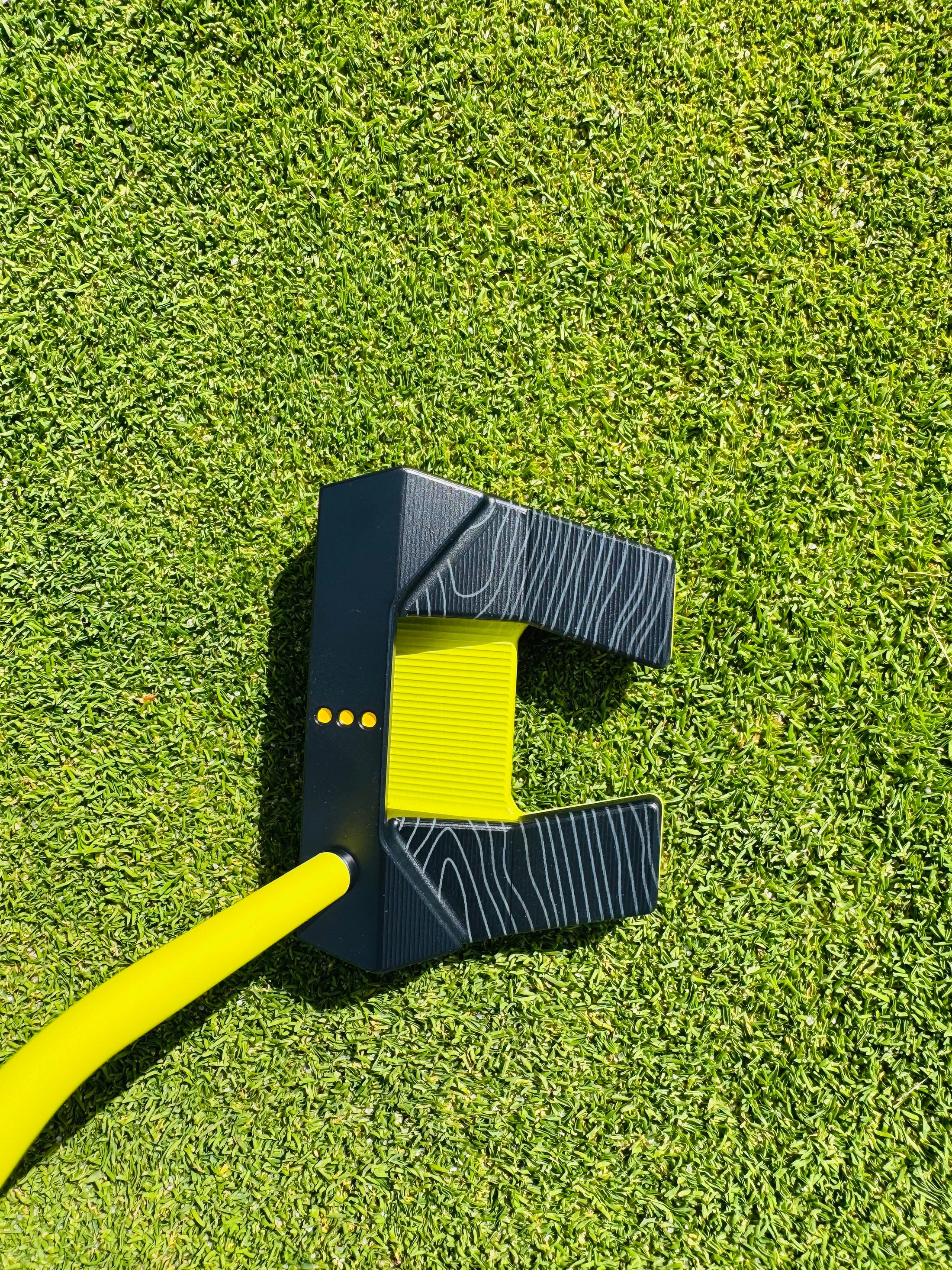 (New) Scotty Cameron 2025 Phantom 5 Black & Yellow Refinished Putter