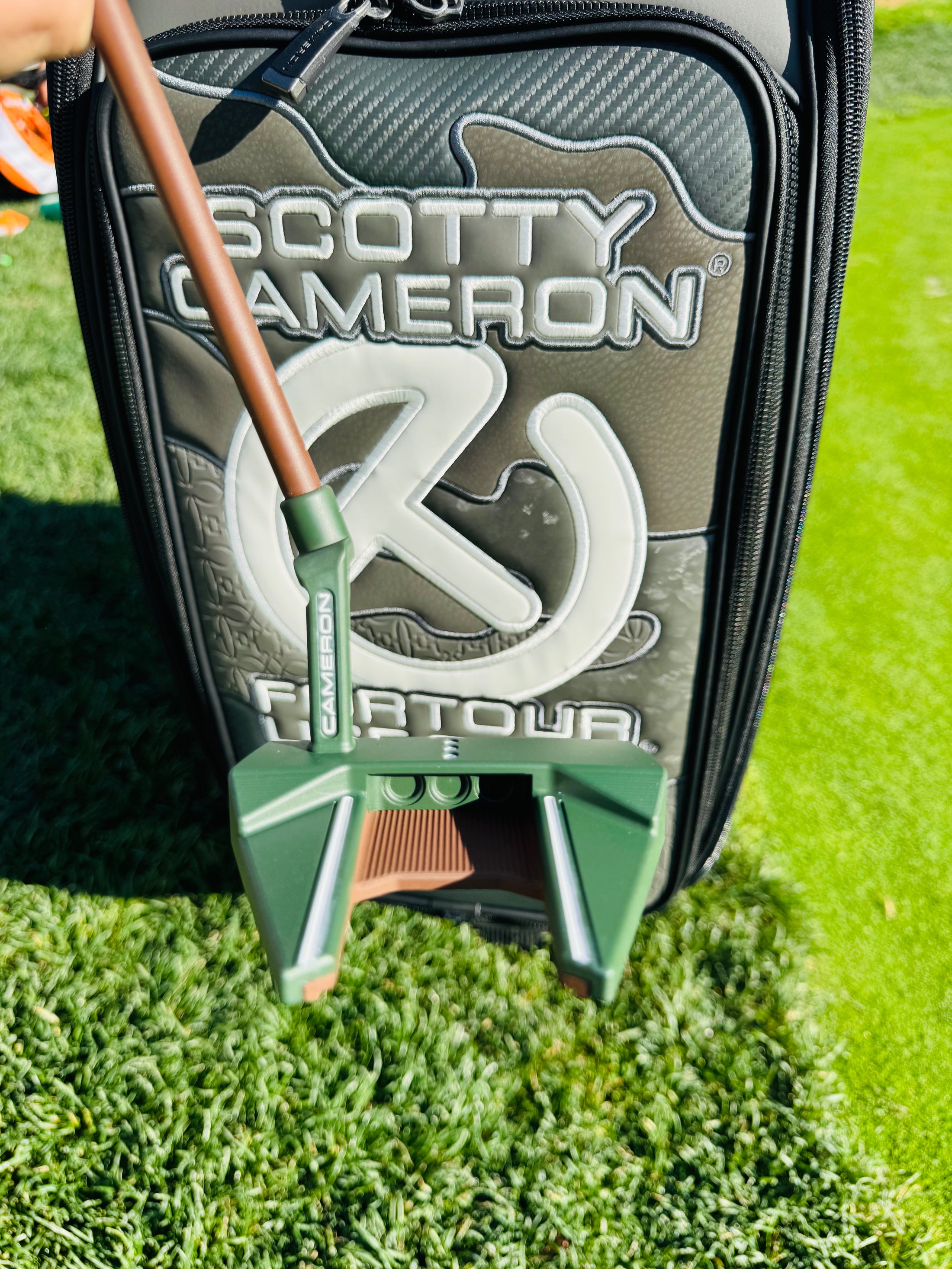 (New) Scotty Cameron 2025 Phantom 7.2 Green & Brown Refinished Putter