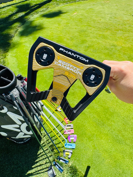 (Re-stock) Scotty Cameron 2026 Phantom 9.2R Black & Gold Refinished Putter