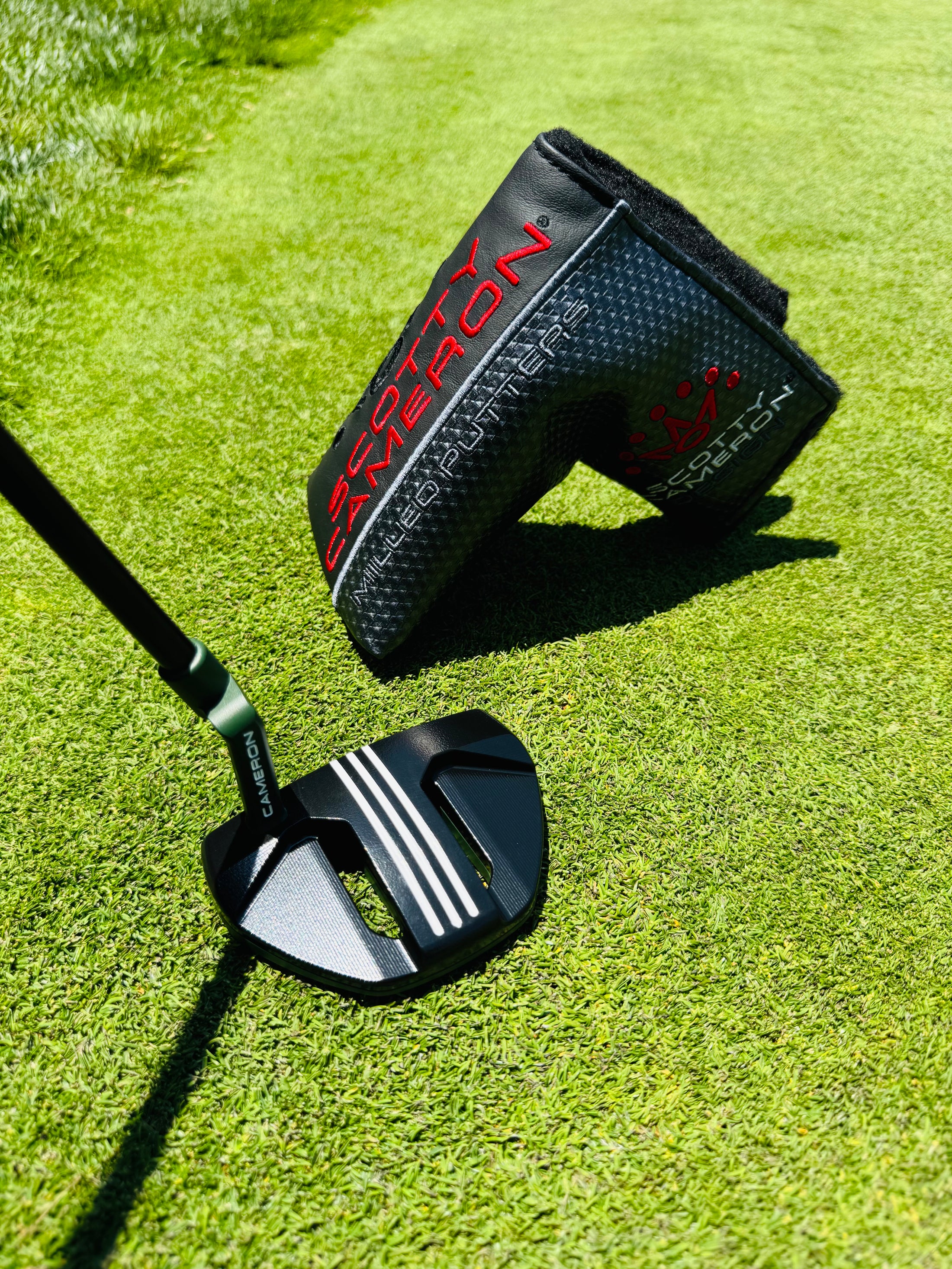 (New) Scotty Cameron 2026 Phantom 3.2 Gloss Black & Masters Green Refinished Putter