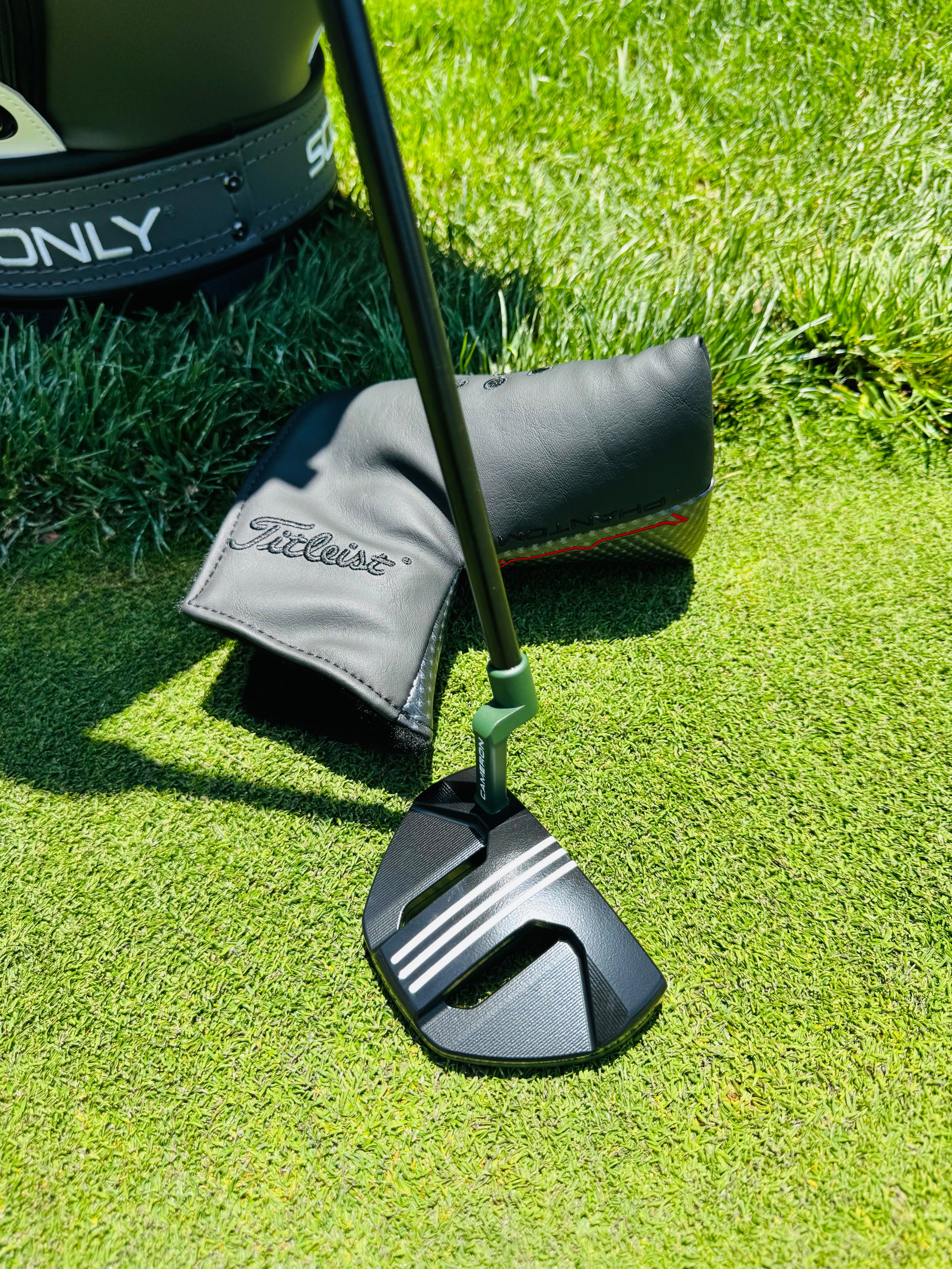 (New) Scotty Cameron 2026 Phantom 3.2 Gloss Black & Masters Green Refinished Putter