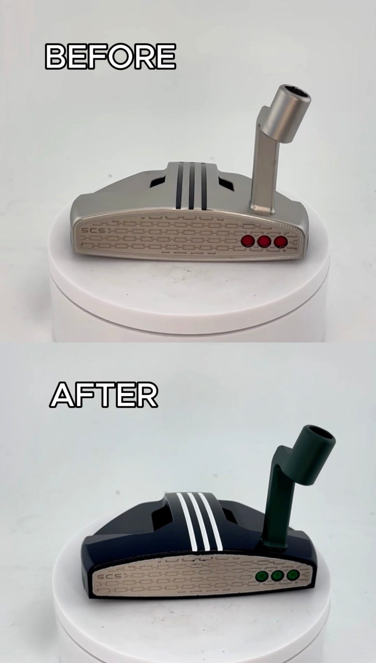 (New) Scotty Cameron 2026 Phantom 3.2 Gloss Black & Masters Green Refinished Putter
