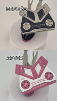 Load and play video in Gallery viewer, (New) Scotty Cameron 2024 Phantom 11.5 Refinish | Pink & White Cerakote Custom
