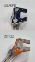 Load and play video in Gallery viewer, (New) Scotty Cameron 2025 Phantom 5 Orange & Silver Refinished Putter
